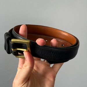 Coach 7600 Black Leather Belt- Size 42”/ 105cm
